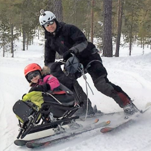 Utbildningsinsats – alpin skidåkning för funktionshindrade